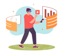 پیش‌نمایش فایل man-enjoying-meta-world-8368979 از پک حرفه