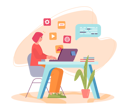 پیش‌نمایش فایل young-lady-working-on-content-writing-8368986 از پک حرفه