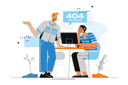 پیش‌نمایش فایل beard-man-discuss-about-404-error-with-woman-8369024 از پک متفرقه