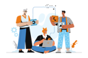 پیش‌نمایش فایل team-doing-ui-discussion-8369031 از پک متفرقه