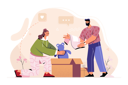 پیش‌نمایش فایل couple-packing-household-goods-into-boxes-8369354 از پک سبک زندگی