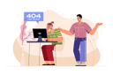 پیش‌نمایش فایل girl-getting-404-error-8369368 از پک سبک زندگی