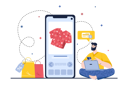 پیش‌نمایش فایل man-doing-online-shopping-8368909 از پک متفرقه