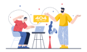 پیش‌نمایش فایل man-getting-404-error-8368921 از پک متفرقه