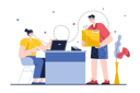 پیش‌نمایش فایل young-boy-received-parcel-from-currier-office-8368903 از پک متفرقه