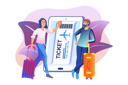 پیش‌نمایش فایل online-booking-flight-ticket-8566834 از پک دنیای دیجیتال