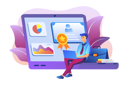 پیش‌نمایش فایل online-learning-8566832 از پک دنیای دیجیتال