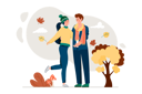 پیش‌نمایش فایل couple-enjoying-autumn-8566806 از پک متفرقه