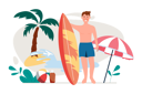 پیش‌نمایش فایل man-standing-with-surfboard-8566791 از پک متفرقه