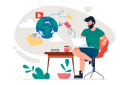 پیش‌نمایش فایل remote-working-8566805 از پک متفرقه