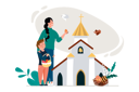 پیش‌نمایش فایل woman-and-son-celebrate-easter-day-8566790 از پک متفرقه