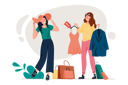 پیش‌نمایش فایل woman-doing-shopping-during-sale-8566801 از پک متفرقه