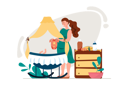 پیش‌نمایش فایل young-mother-taking-care-of-newborn-baby-8566797 از پک متفرقه