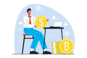پیش‌نمایش فایل man-investing-cryptocurrency-market-8566770 از پک حرفه