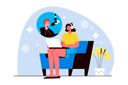 پیش‌نمایش فایل woman-listening-podcast-8566754 از پک حرفه