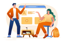 پیش‌نمایش فایل business-people-discussing-on-project-8566686 از پک فعالیت‌های تجاری