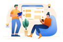 پیش‌نمایش فایل people-communicating-online-8566684 از پک فعالیت‌های تجاری