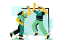 پیش‌نمایش فایل business-team-celebrating-success-8566888 از پک متفرقه