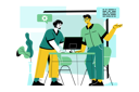 پیش‌نمایش فایل business-team-communicating-8566883 از پک متفرقه