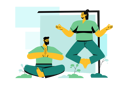 پیش‌نمایش فایل couple-meditating-together-for-mental-peace-8566884 از پک متفرقه