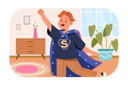 پیش‌نمایش فایل boy-in-superhero-custome-8602808 از پک فعالیت‌های کودکان