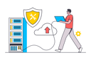 پیش‌نمایش فایل cloud-server-maintenance-8602845 از پک حرفه