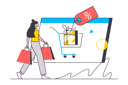 پیش‌نمایش فایل woman-doing-online-shopping-8602844 از پک حرفه