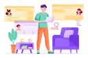 پیش‌نمایش فایل man-working-on-laptop-8602972 از پک مبتنی بر مفهوم