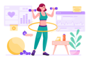 پیش‌نمایش فایل woman-doing-workout-8602978 از پک مبتنی بر مفهوم