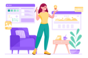 پیش‌نمایش فایل woman-getting-designing-idea-8602981 از پک مبتنی بر مفهوم