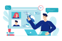 پیش‌نمایش فایل online-presentation-8603375 از پک فعالیت‌های تجاری