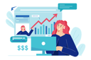 پیش‌نمایش فایل woman-working-on-growth-graph-8603373 از پک فعالیت‌های تجاری