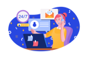 پیش‌نمایش فایل 24-hour-customer-service-8603311 از پک مبتنی بر مفهوم
