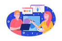 پیش‌نمایش فایل graphic-designer-team-working-on-project-8603330 از پک مبتنی بر مفهوم
