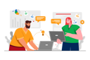 پیش‌نمایش فایل business-people-talking-about-idea-8603209 از پک فعالیت افراد