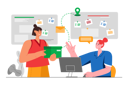 پیش‌نمایش فایل business-team-talking-about-data-8603221 از پک فعالیت افراد