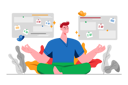 پیش‌نمایش فایل businessman-doing-meditation-8603218 از پک فعالیت افراد