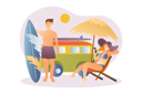پیش‌نمایش فایل couple-enjoying-at-beach-8603172 از پک افراد