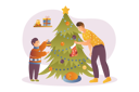 پیش‌نمایش فایل decorating-christmas-tree-8603169 از پک افراد