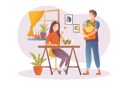 پیش‌نمایش فایل husband-buying-groceries-for-wife-8603174 از پک افراد