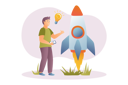 پیش‌نمایش فایل man-launching-creative-startup-8603189 از پک افراد