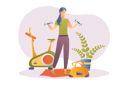 پیش‌نمایش فایل woman-doing-exercise-using-dumbbell-8603181 از پک افراد
