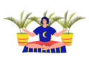 پیش‌نمایش فایل woman-doing-lotus-yoga-pose-8621495 از پک یوگا