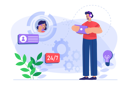 پیش‌نمایش فایل 24-by-7-customer-care-8621107 از پک مبانی کسب‌وکار