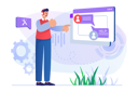 پیش‌نمایش فایل online-client-service-8621105 از پک مبانی کسب‌وکار