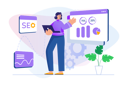 پیش‌نمایش فایل woman-doing-seo-analysis-8621127 از پک مبانی کسب‌وکار