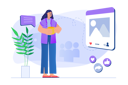 پیش‌نمایش فایل woman-looking-at-social-media-photo-8621110 از پک مبانی کسب‌وکار