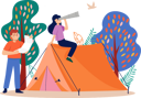 پیش‌نمایش فایل camping-9578576 از پک تصویرسازی کتاب