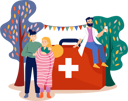 پیش‌نمایش فایل medical-first-aid-9578582 از پک تصویرسازی کتاب