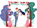 پیش‌نمایش فایل wedding-9578592 از پک تصویرسازی کتاب